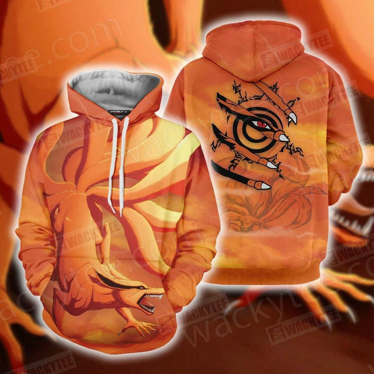 Naruto Kurama 3D All Over Print Hoodie & Zip Hoodie