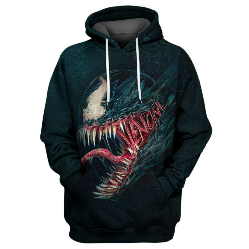 Max Red & Blue Venom Hoodie Zip Hoodie