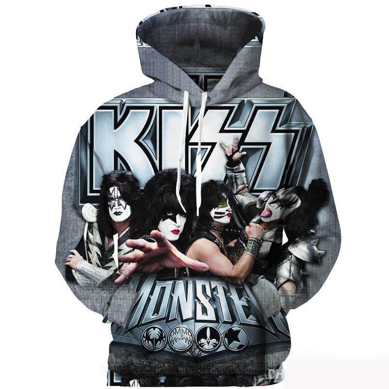 The Kiss Hoodies Hommes Femmes Sweat 03