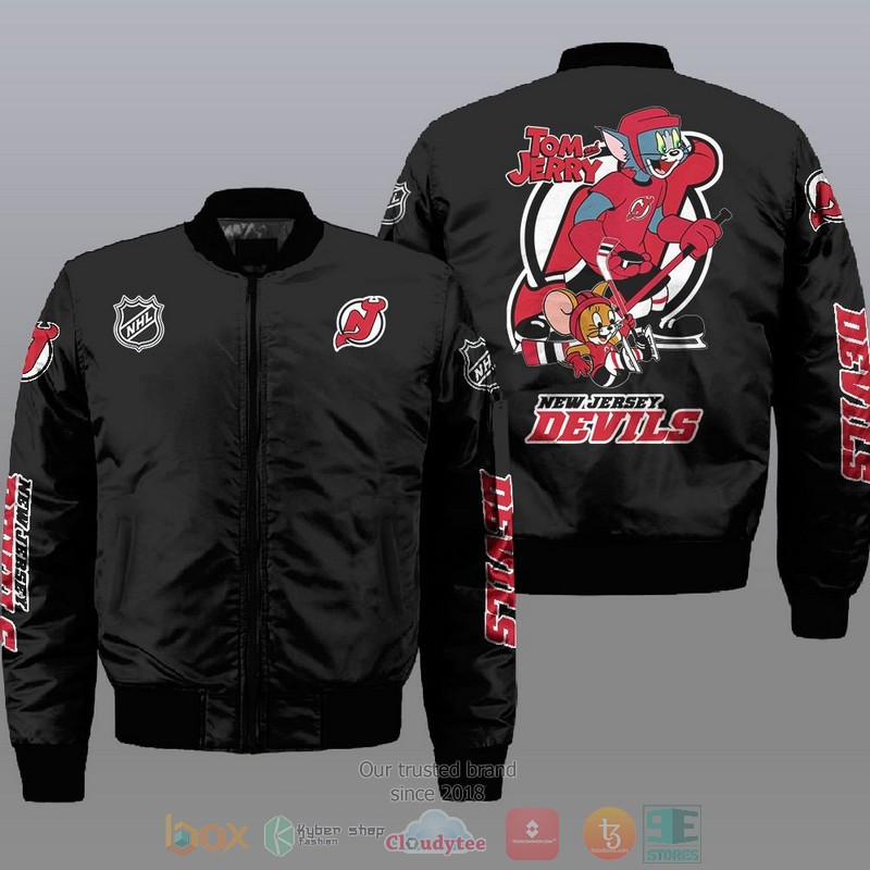 New Jersey Devils Tom And Jerry Bomber Jacket