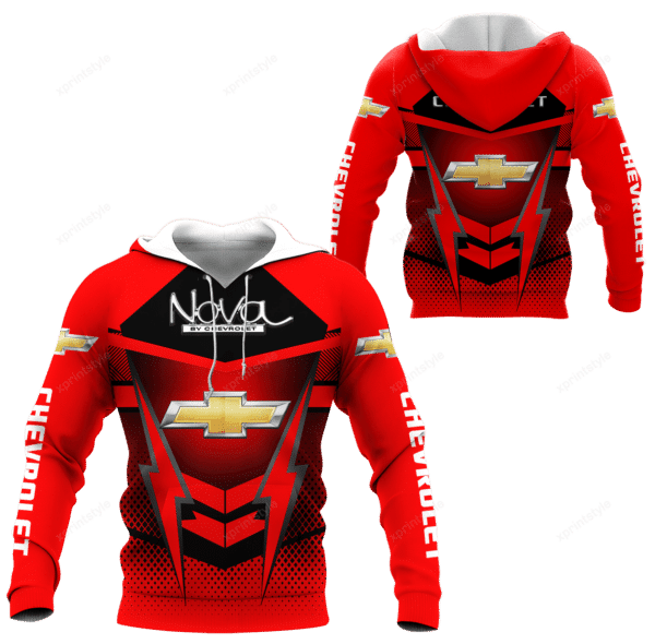 Chevrolet Nova Shirt 740, 3d Hoodie Zip Hoodie 273