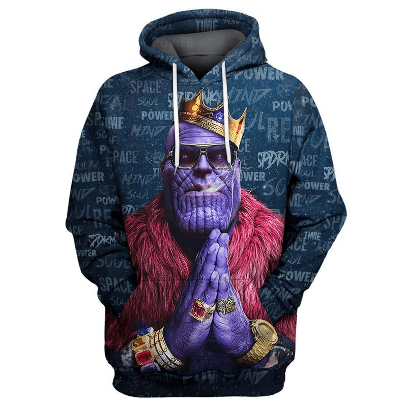 Thanos Mv Hoodie The Infinity Hoodie - Thanos Shirt Notorious B.i.g Thanos 3d Hoodie Zip Hoodie