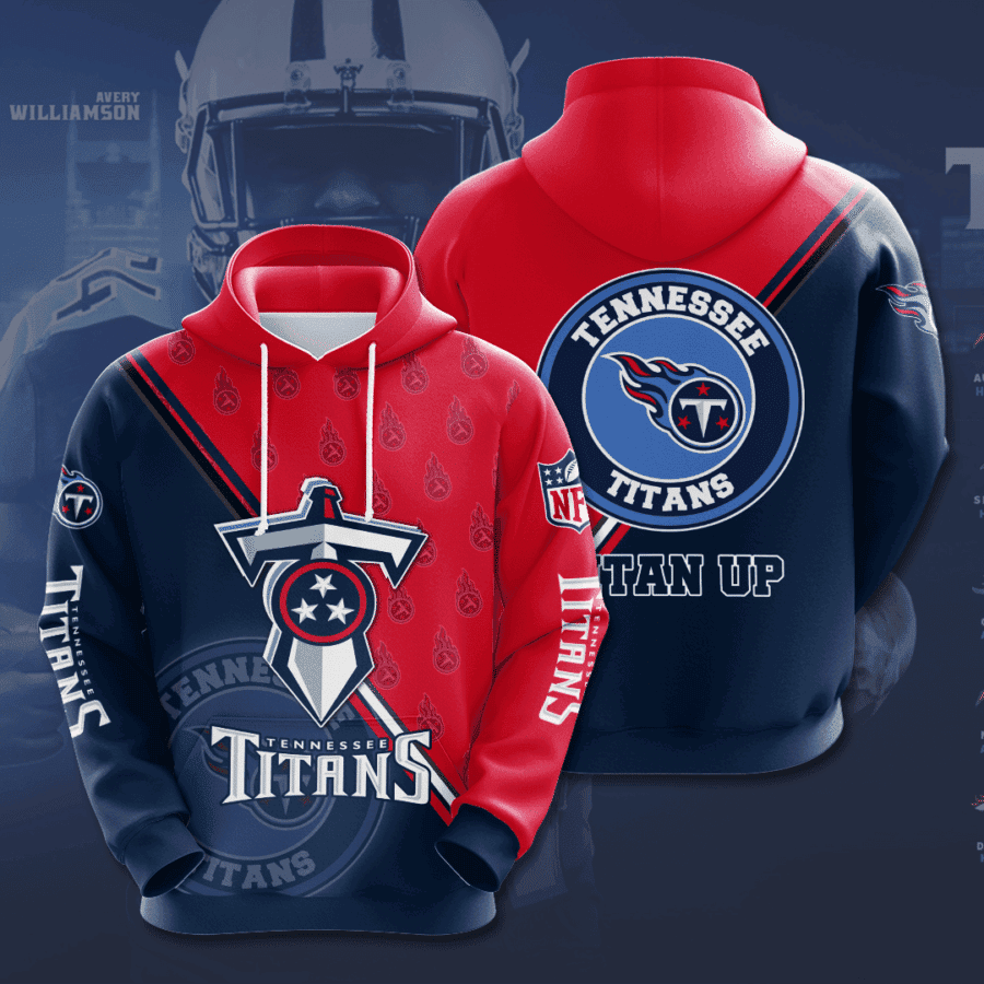 Tennessee Titans 3D All Over Print Hoodie & Zip Hoodie