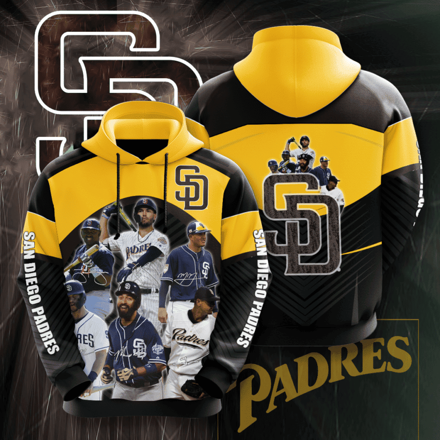 San Diego Padres 3D All Over Print Hoodie & Zip Hoodie