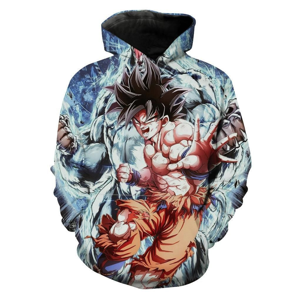 Ultra Instinct Goku Clothing Dragon Ball Super Goku 3D All Over Print Hoodie & Zip Hoodie