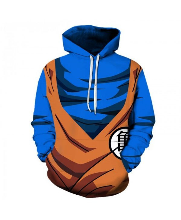 Dragon Ball Goku Cosplay Anime 3D All Over Print Hoodie & Zip Hoodie