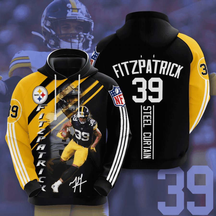 Pittsburgh Steelers Minkah Fitzpatrick 3D All Over Print Hoodie & Zip Hoodie