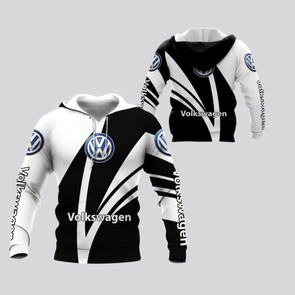 Volkswagen Shirt 1001, 3d Hoodie Zip Hoodie 1902
