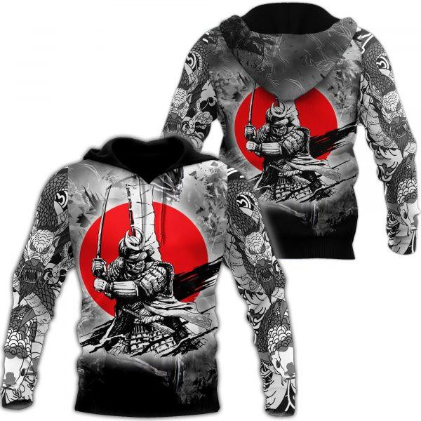 Men Samurai Tattoo 2k518 Lover Gift,men Samurai All Over Print 3d Hoodie