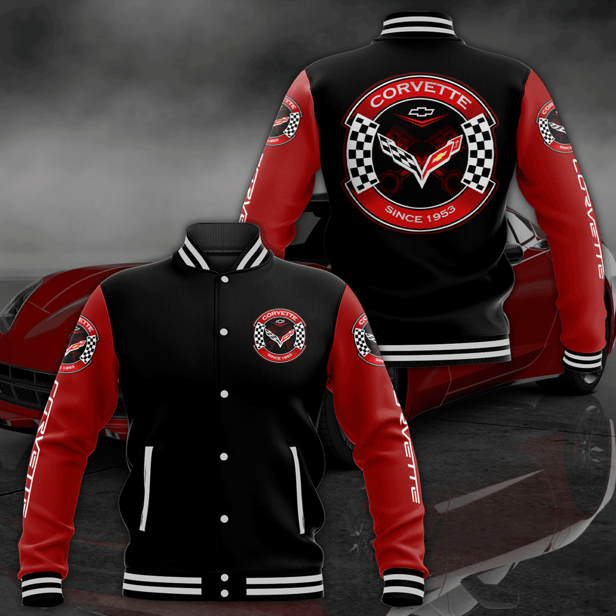 Corvette Baseball Jacket