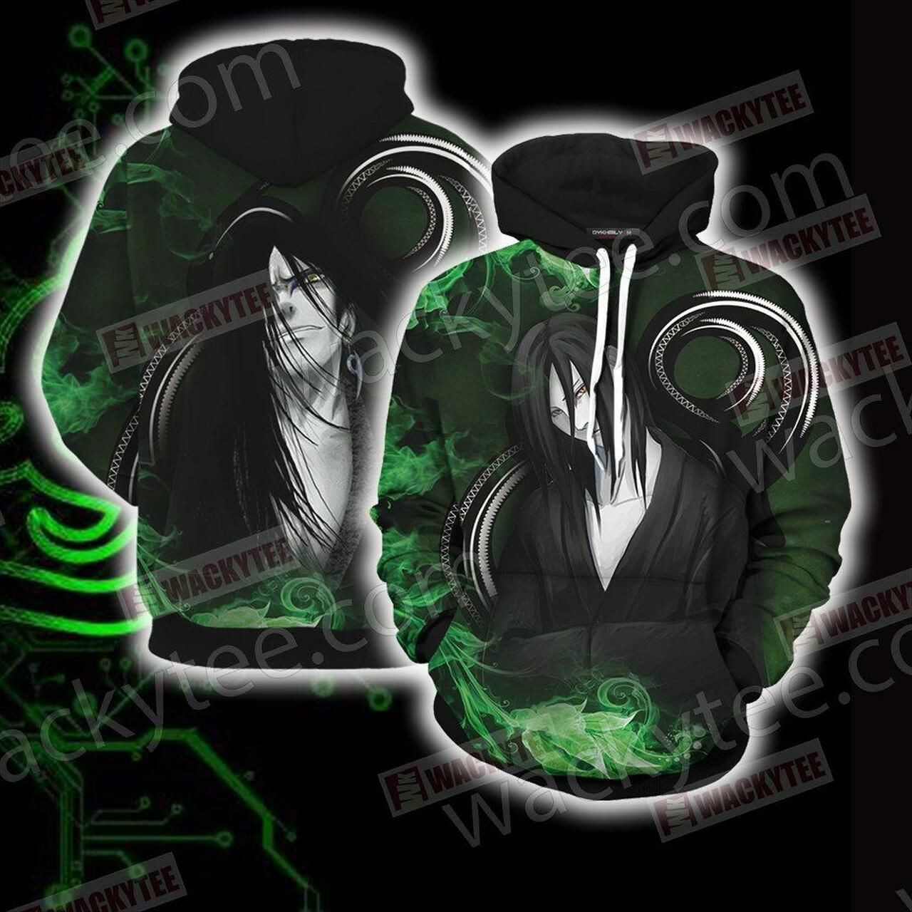 Naruto Orochimaru Unisex 3D All Over Print Hoodie & Zip Hoodie