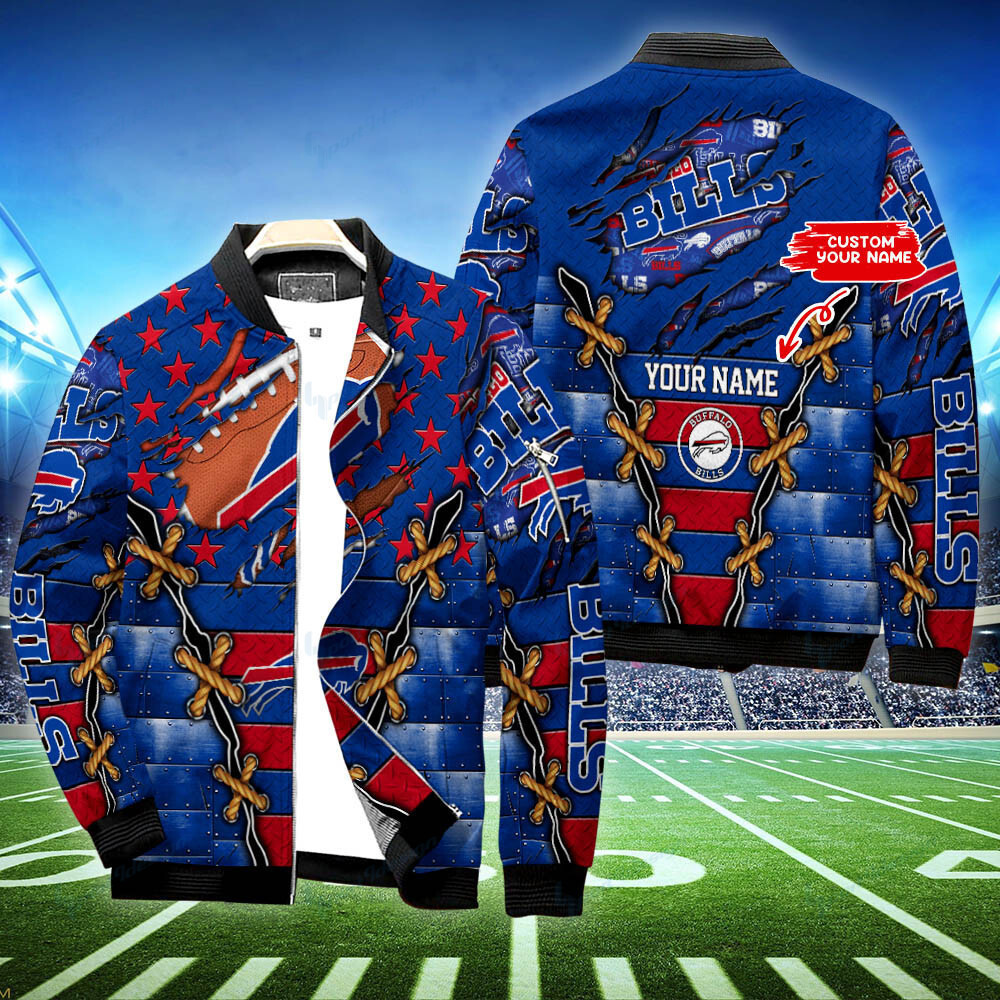 Buffalo Bills Personalized Bomber Jacket BG472