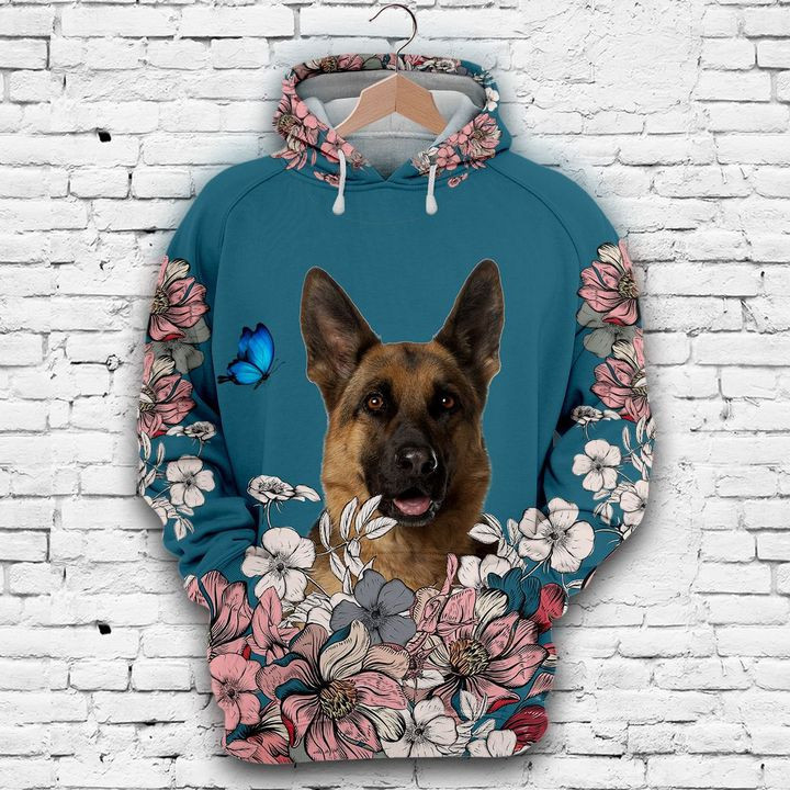 German Shepherd And 3D All Over Print Hoodie & Zip Hoodie
