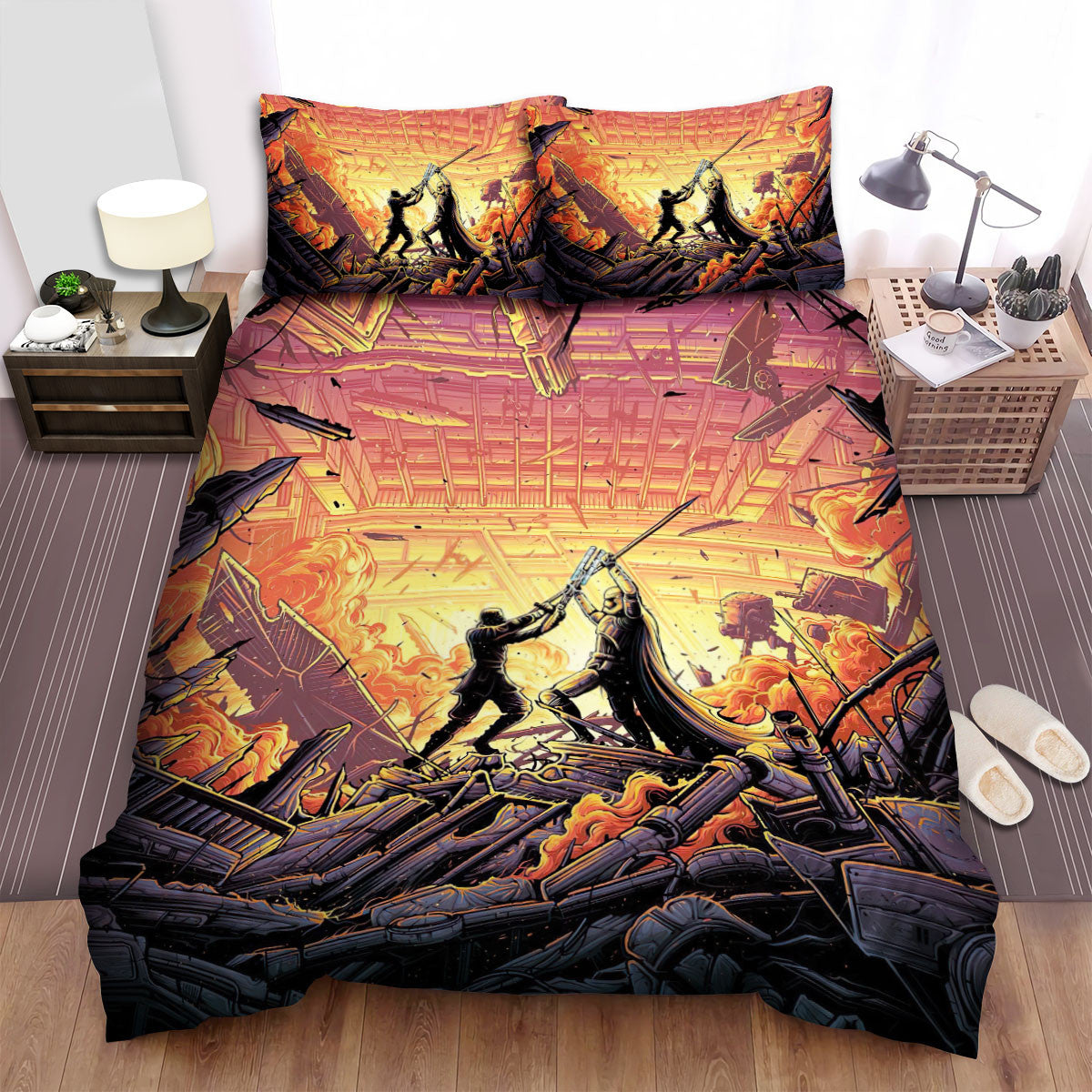 SW Bedding Set The Last Jedi Scene Movie Duvet Covers