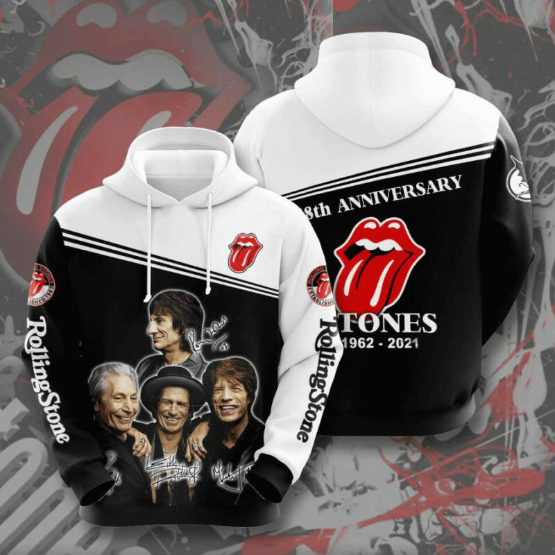The Rolling Stones No1999 3d Hoodie Zip Hoodie