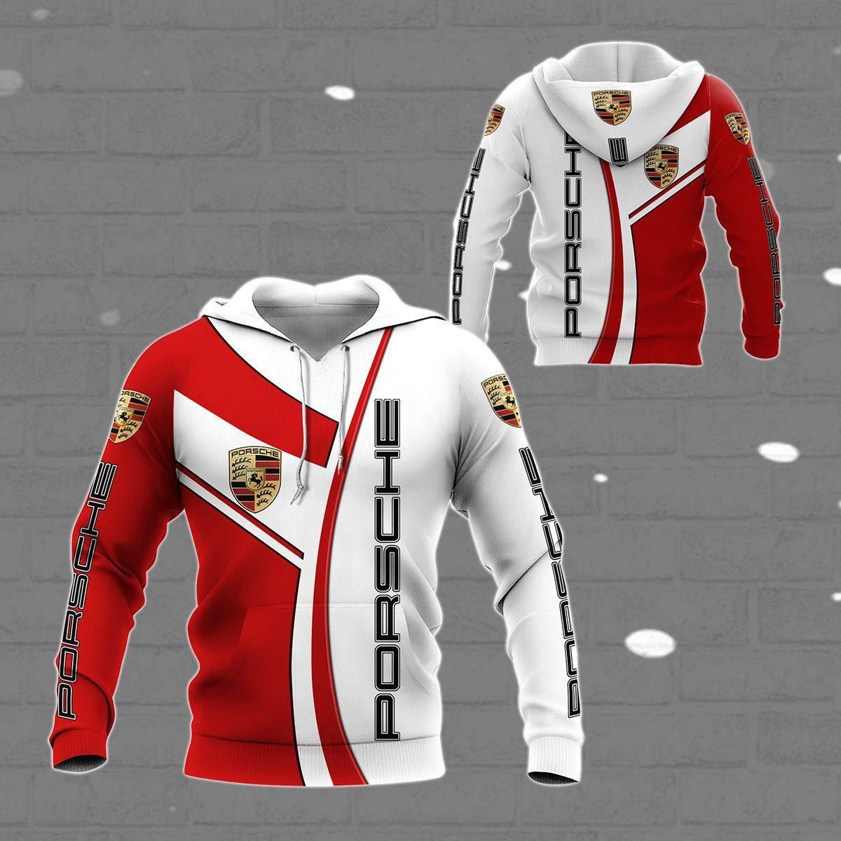 Porsche Shirt 369, 3d Hoodie Zip Hoodie