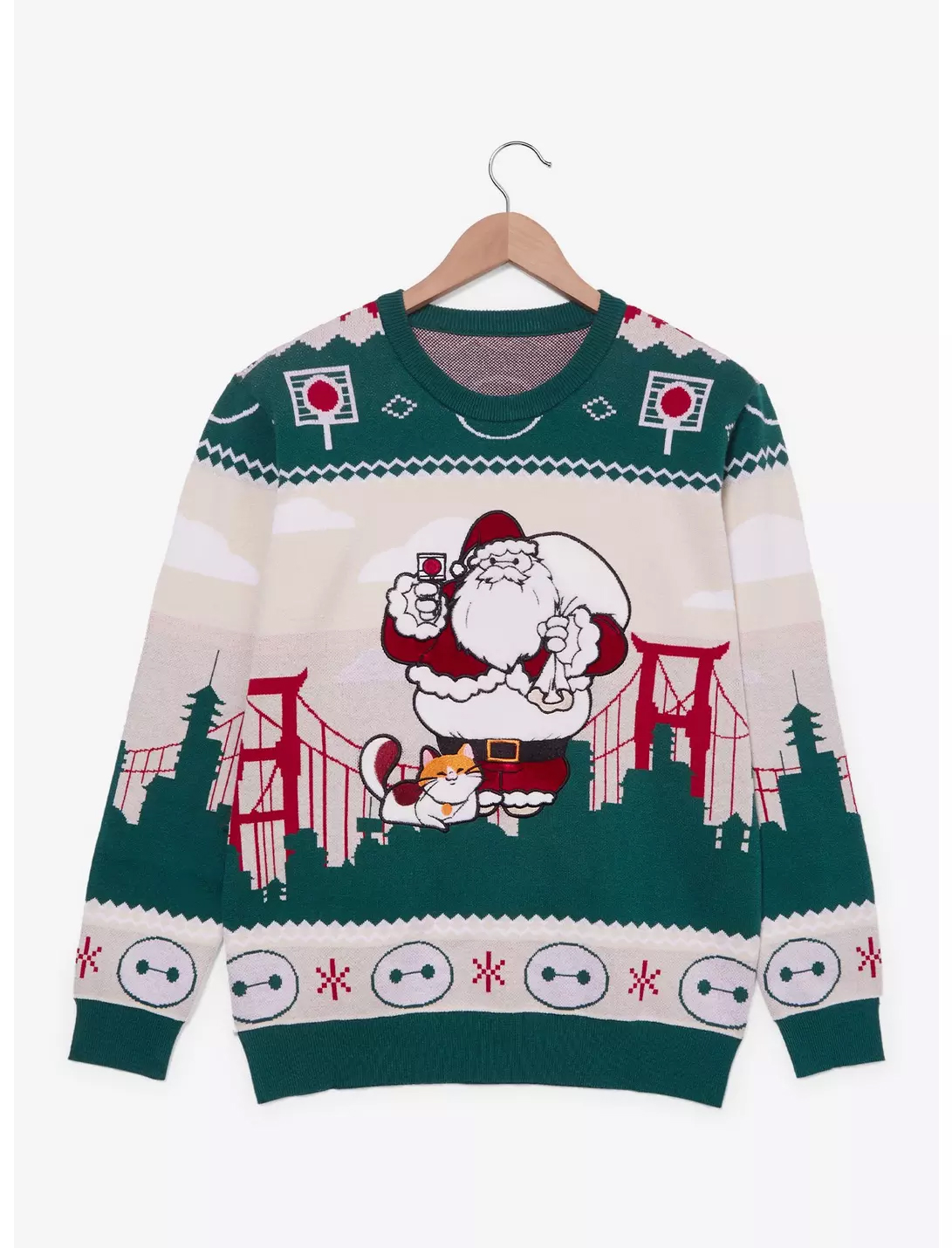 Big Hero 6 Baymax Holiday Ugly Christmas Sweater