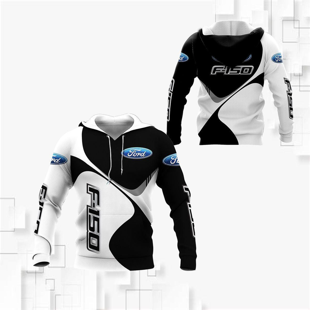 Ford F150 Shirt 333, 3d Hoodie Zip Hoodie