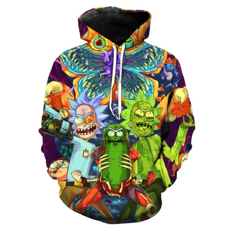 Rick And Morty 3D All Over Print Hoodie & Zip Hoodie