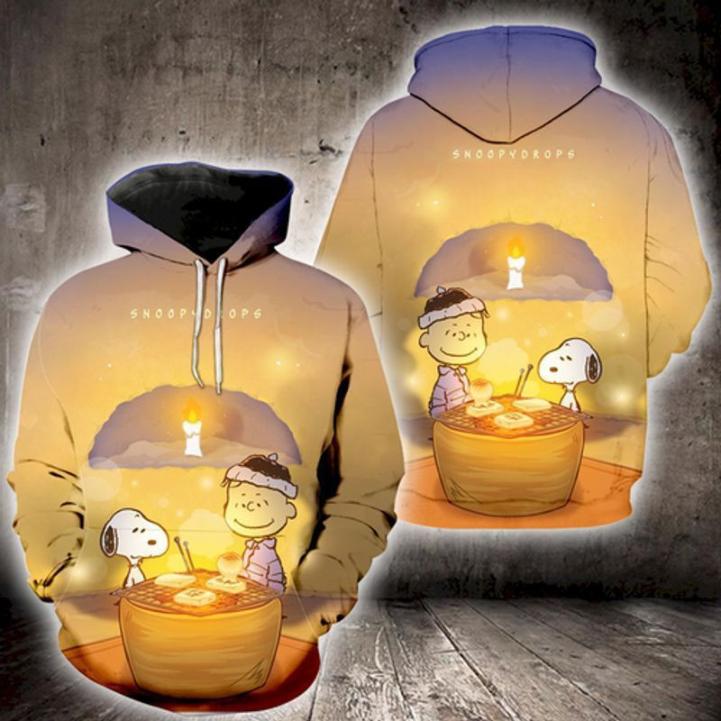 Snoopy Charlie Brown Lover 3d Hoodie Zip Hoodie 1012