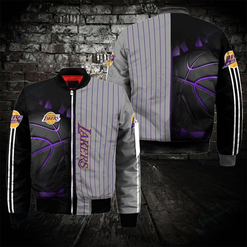 Los Angeles Lakers Bomber Jacket 022