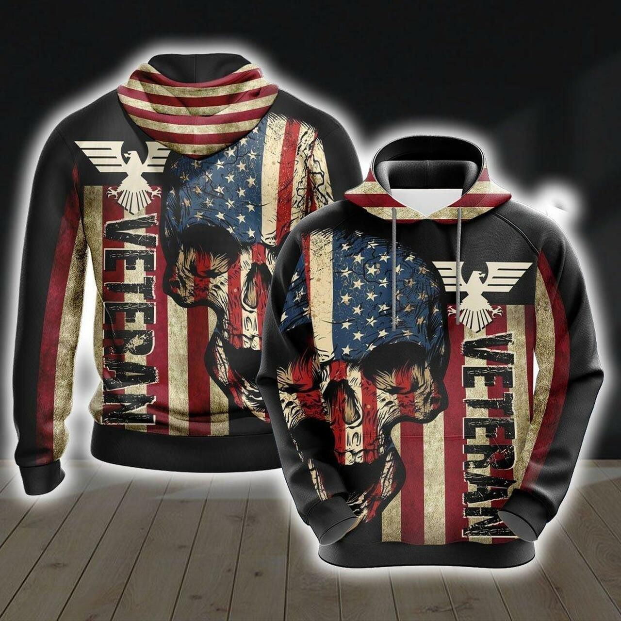 Veteran Unisex 3D All Over Print Hoodie & Zip Hoodie