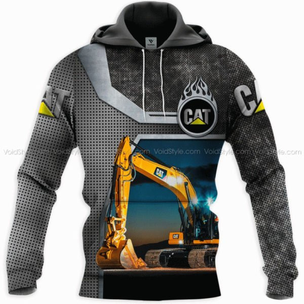 Cat Heavy Equipment 3D All Over Print Hoodie & Zip Hoodie