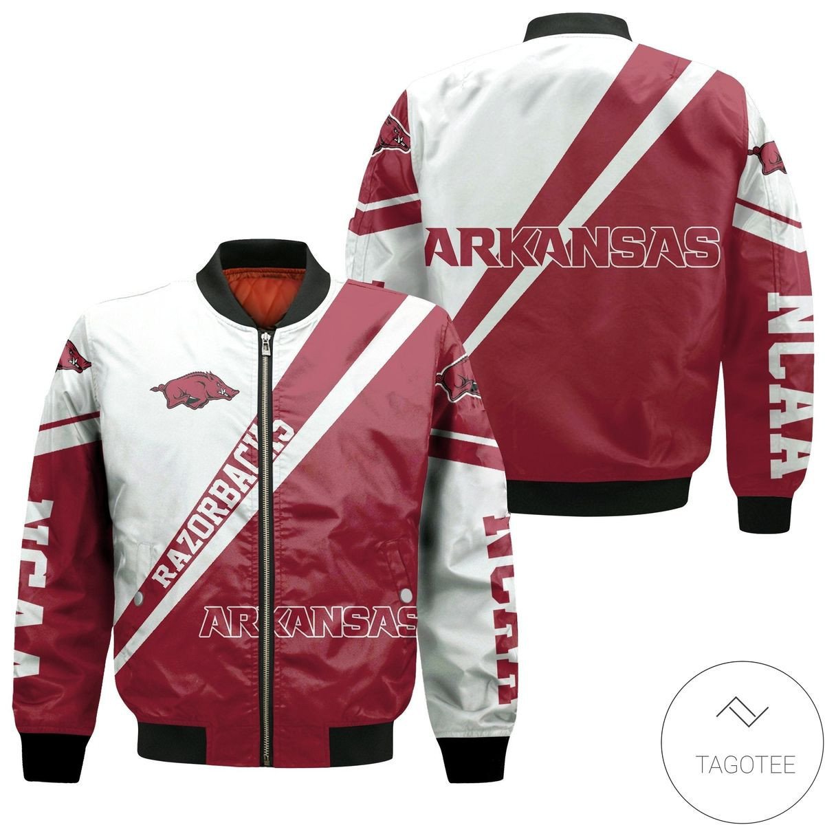 Arkansas Razorbacks Logo Bomber Jacket