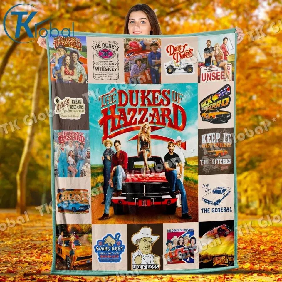 The Dukes Of Hazzard Fleece Sherpa Blanket