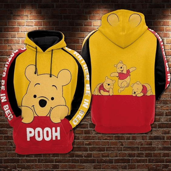 So Lovely Winnie The Pooh World 106 Cartoon Graphic Outfits Aop Hoodie 2585