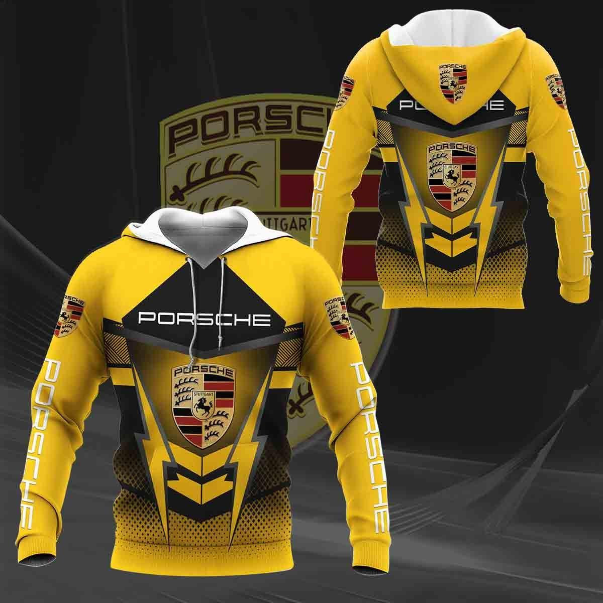 Porsche Shirt 281, 3d Hoodie Zip Hoodie