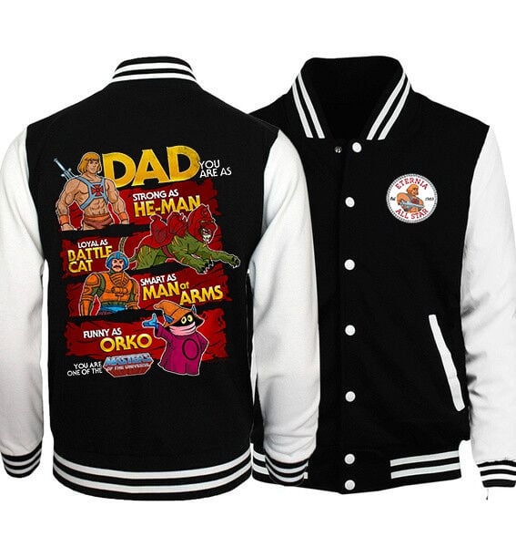Father’s Day He-man Baseball Jacket Sweatshirt