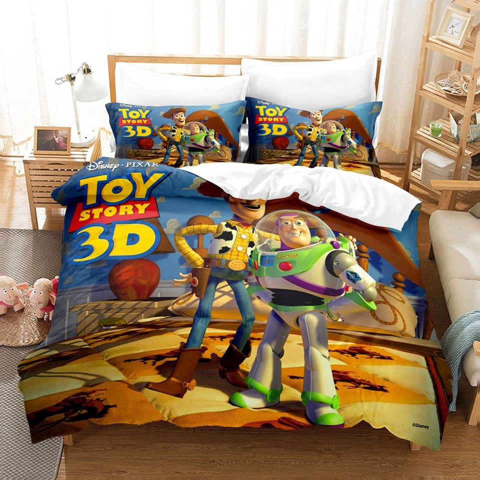 Toy Story Bedding Set DN Toy Story 3D Buzz And Woody Duvet Covers