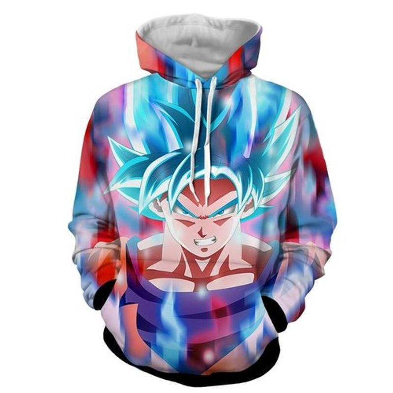 Son Goku Dragon Ball Super Strong Mighty Over Print 3d Hoodie Zip Hoodie