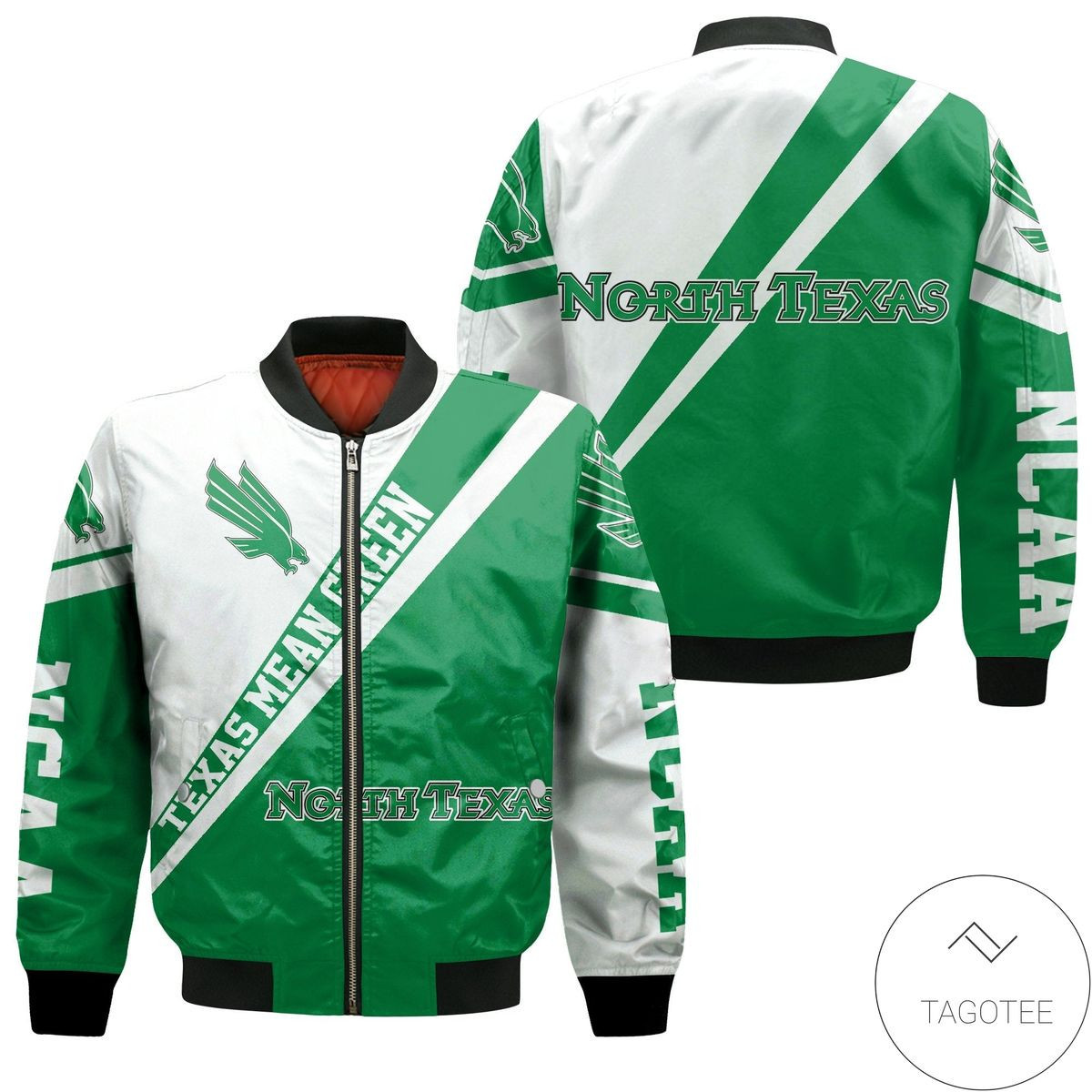 North Texas Mean Green Logo Bomber Jacket