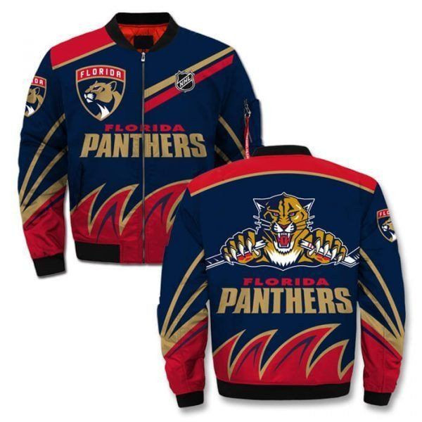 Florida Panthers Blue Bomber Jacket