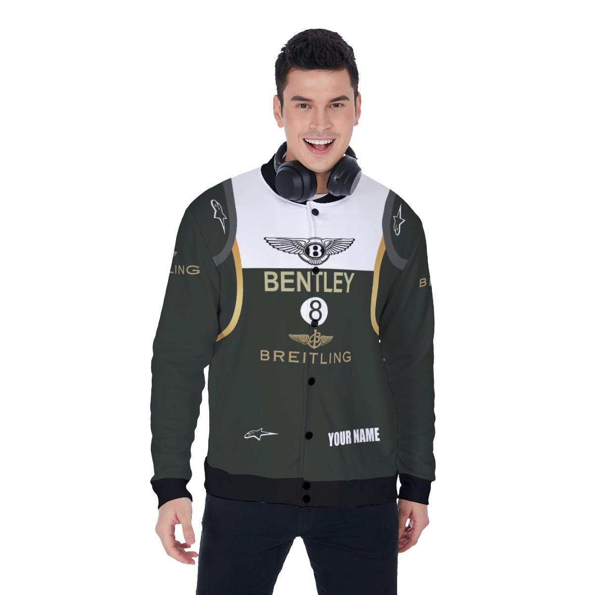 Bentley Racing Breitling Apparel, Bentley Custom Baseball Jacket 60