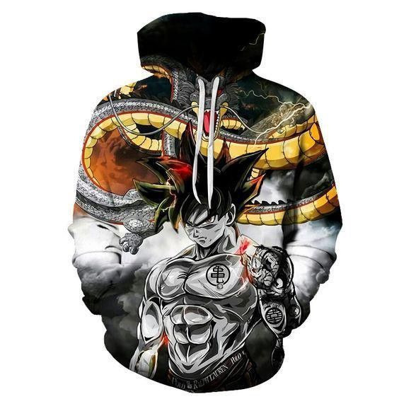 Goku Dragon Ball Z 3D All Over Print Hoodie & Zip Hoodie