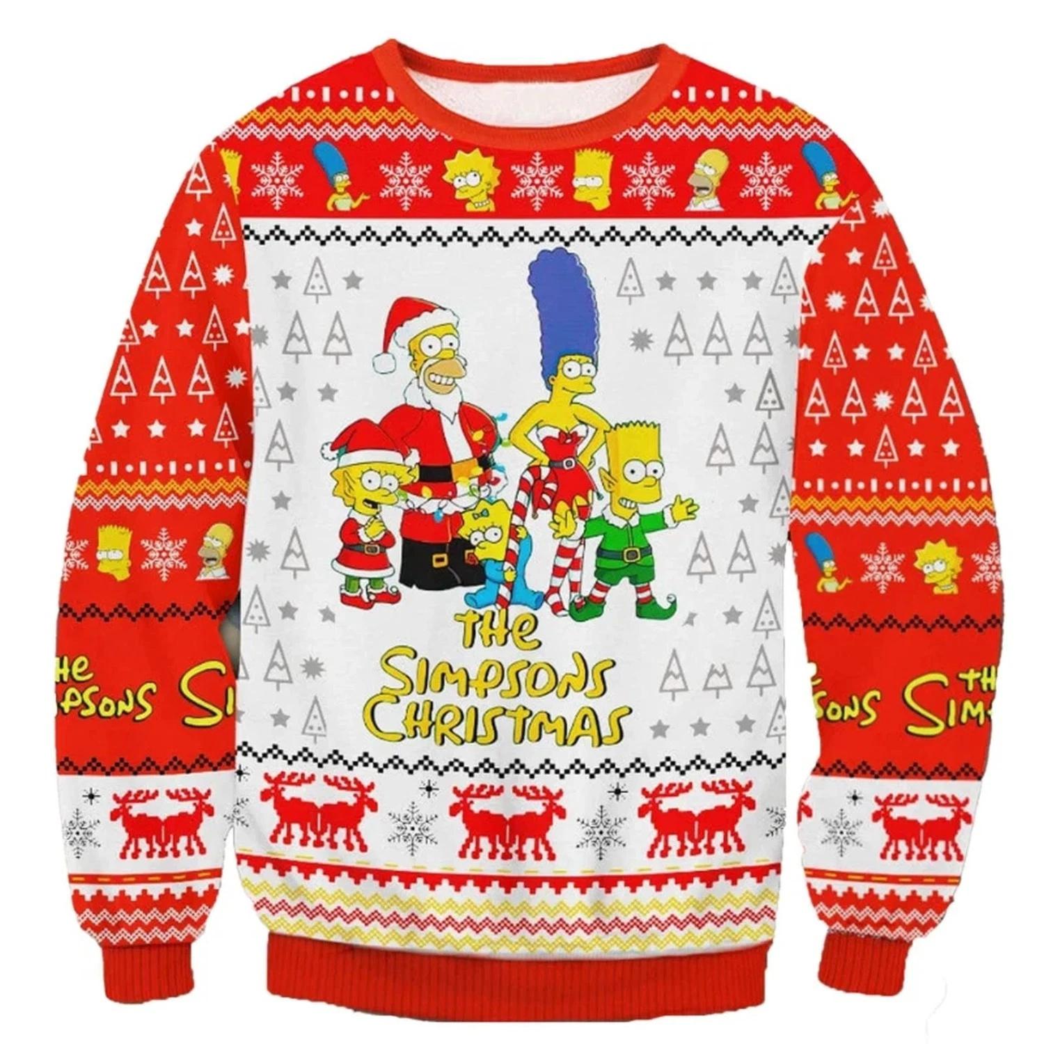The Simpsons Ugly Christmas Sweater