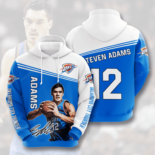 OKLAHOMA CITY THUNDER Steven Adams 3D All Over Print Hoodie & Zip Hoodie