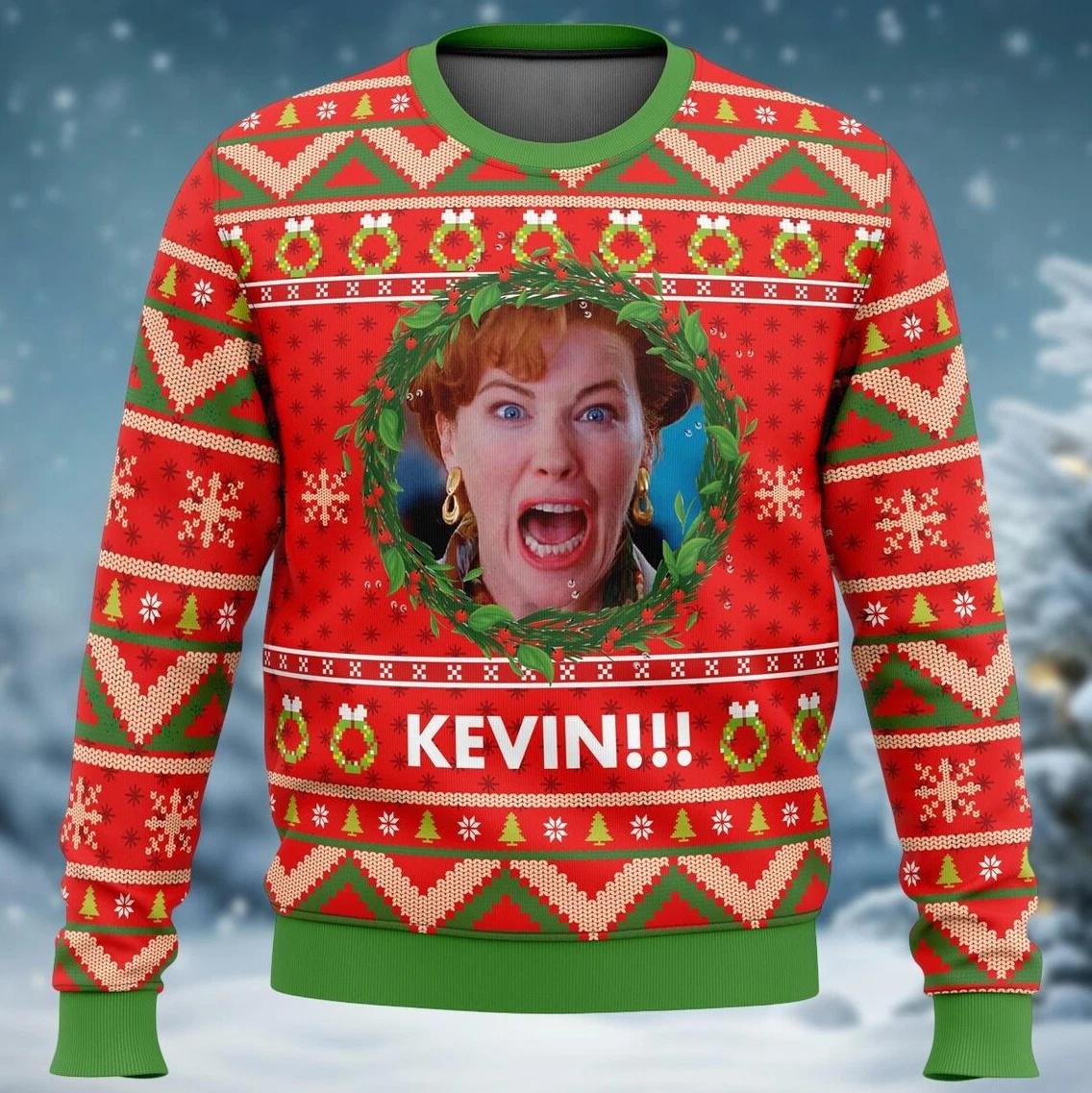 Home Alone Christmas Sweater Kevin McCallister Ugly Christmas Sweater