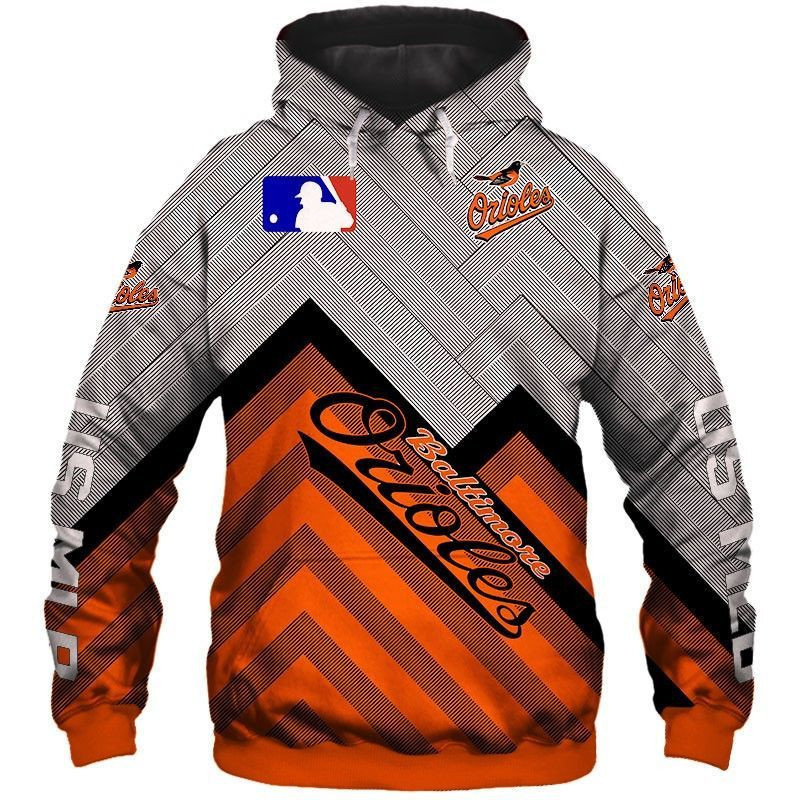 Baltimore Orioles 3D All Over Print Hoodie & Zip Hoodie