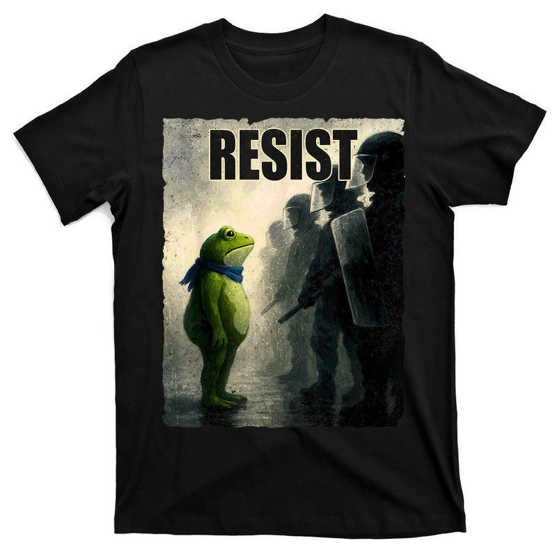 Portland Frog Protest T-Shirt Funny Portland Frog Protest T-Shirt
