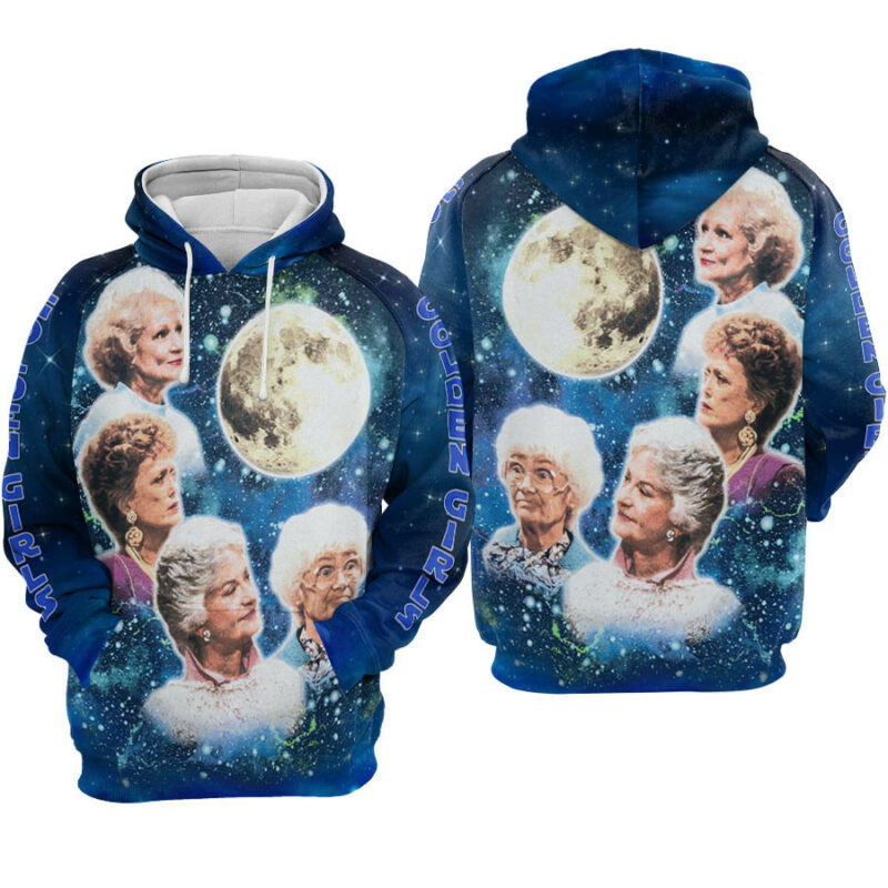 The Golden Girls Galaxy Hoodie Zip Hoodie
