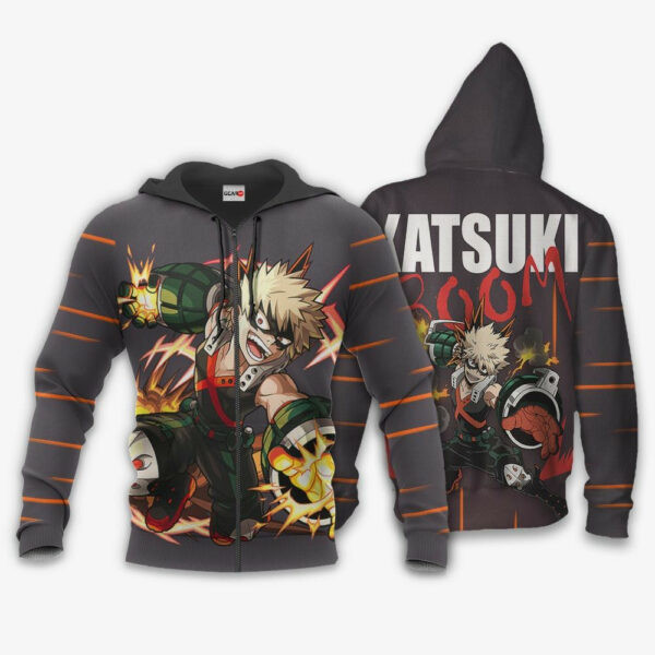 Katsuki Bakugo Dynamight My Hero Academia Anime 2k991 Cartoon 3d Hoodie Zip Hoodie 578