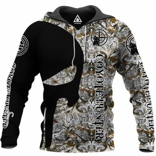 Coyote Hunter 3D All Over Print Hoodie & Zip Hoodie
