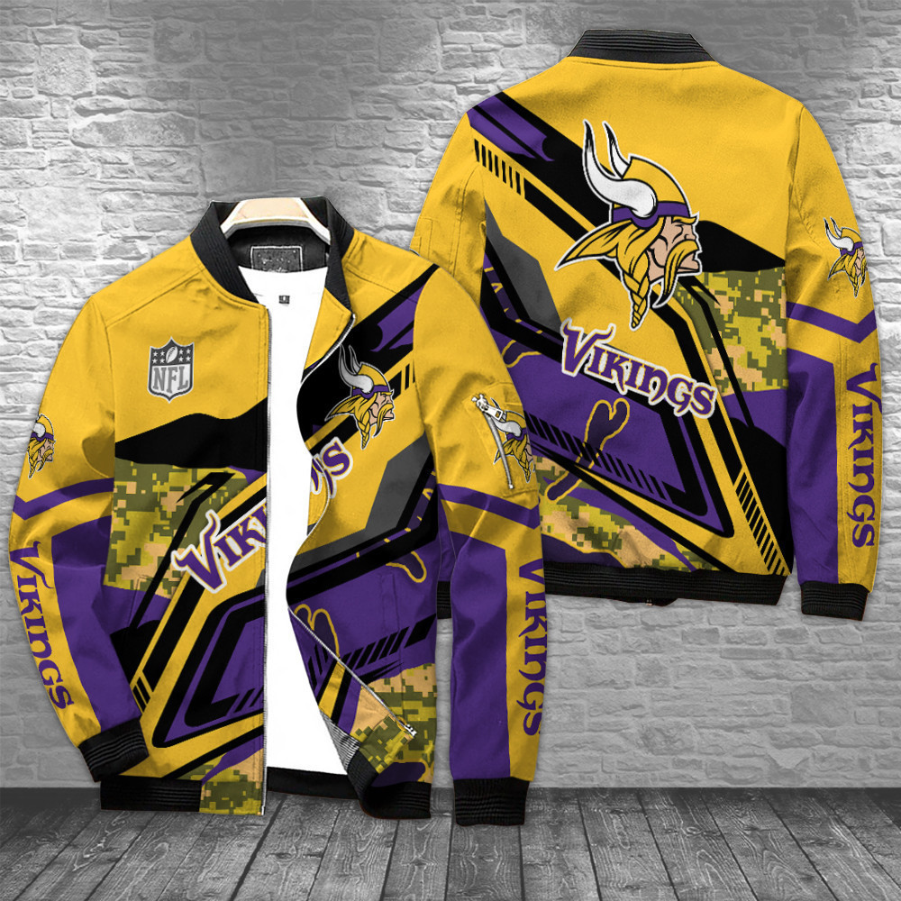 Minnesota Vikings Bomber Jacket BG511