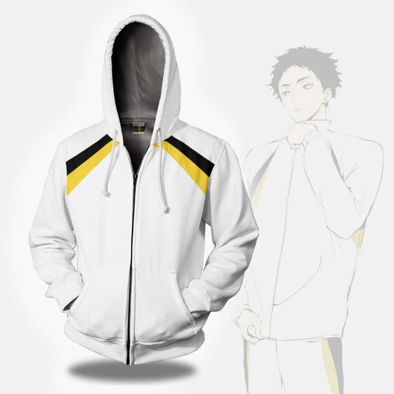 Fukurodani Academy Uniform Haikyuu 3D All Over Print Hoodie & Zip Hoodie