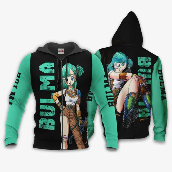 Bulma Dragon Ball Z Anime 1k364 Cartoon Graphic Outfits Aop 3d Hoodie, Zip Hoodie 43