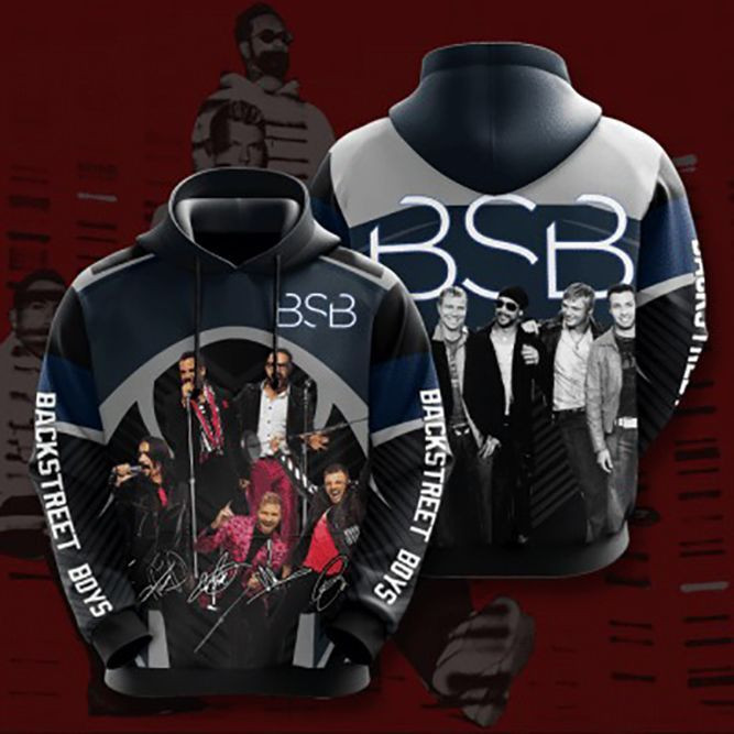 Backstreet Boys On Stage Signature Design Gift For Fan Custom 3d Hoodie All Over Printed Hoodie 3